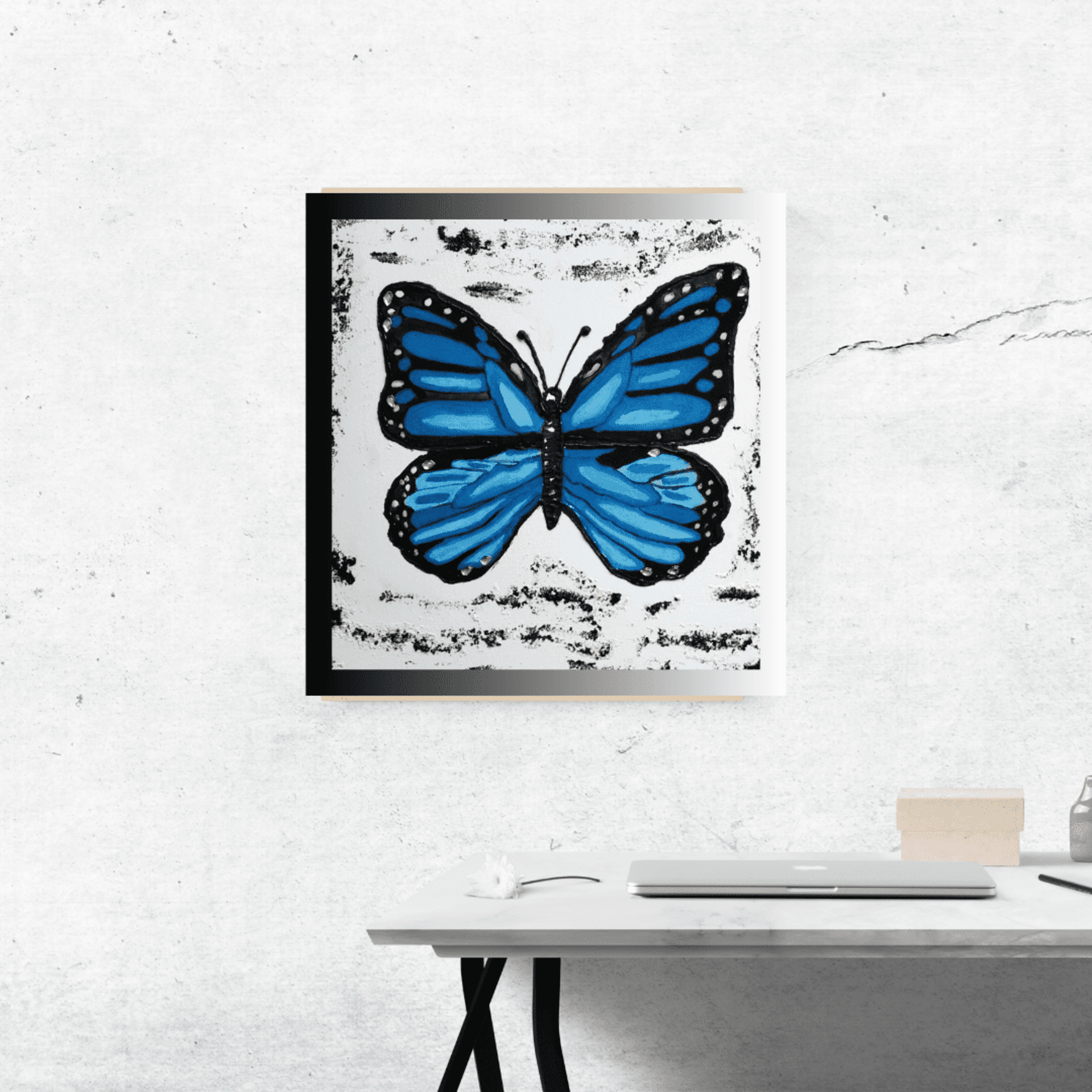 Mariposa azul - 3