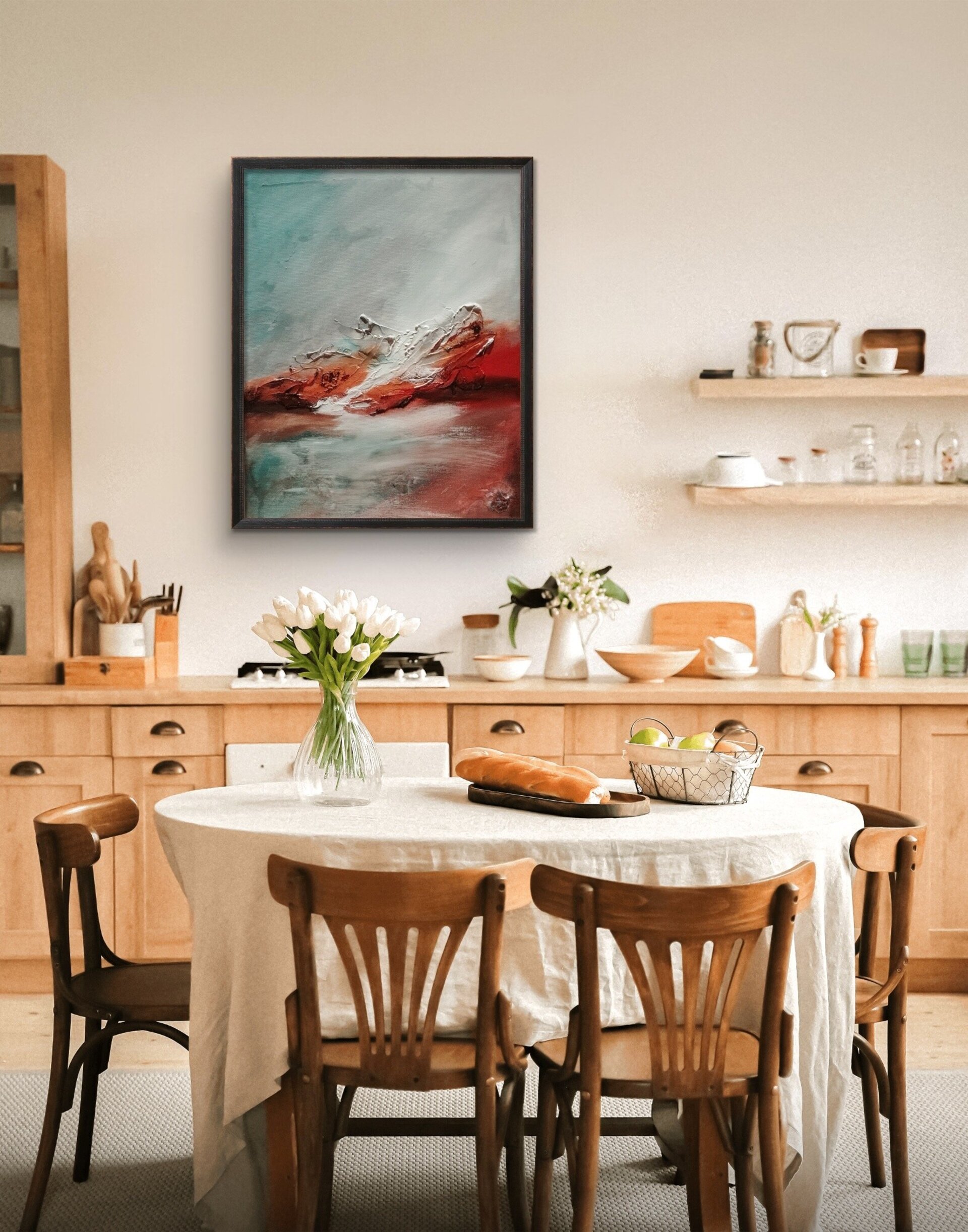 Snowflakes obsidian - 6